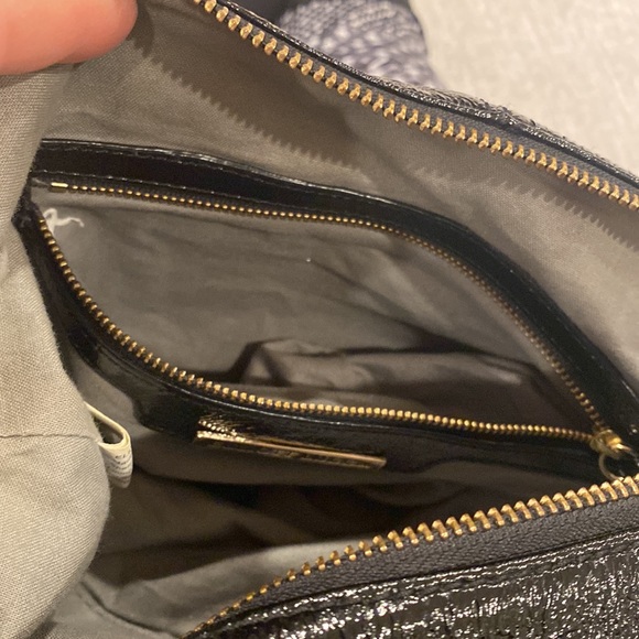 Elliot Luca black 100% leather shoulder bag - Picture 6 of 9